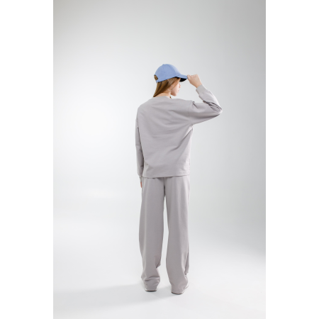 Джемпер РІКО світло-сірий (двунитка) NEWGEN унісекс