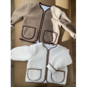 Курточка Тедді карамель (демі) на блискавці 2