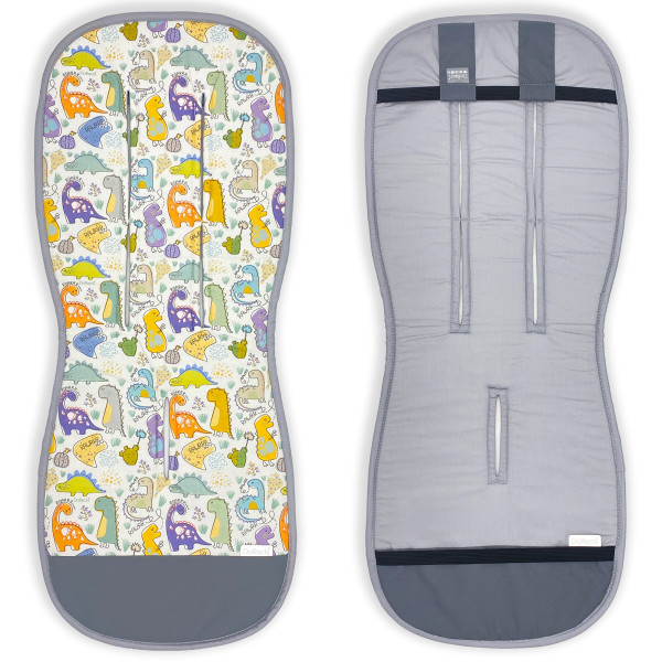 Матрасик Динозаври/Сірий (1930_32) універсальний