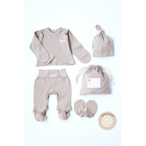 Набір "Honey-2" мокко з кофтинкою (для догляду за пупочком)