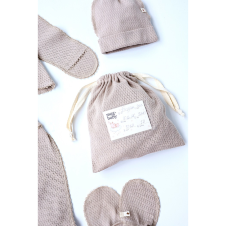 Набір "Honey-2" мокко з кофтинкою (для догляду за пупочком)