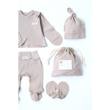 Набір "Honey-2" мокко з кофтинкою (для догляду за пупочком)