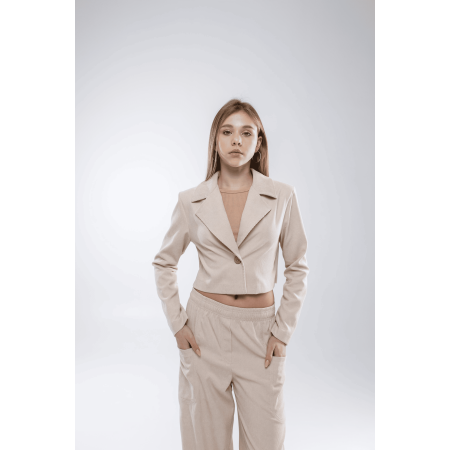 Жакет КАМІЛА таш (мікровельвет) NEWGEN