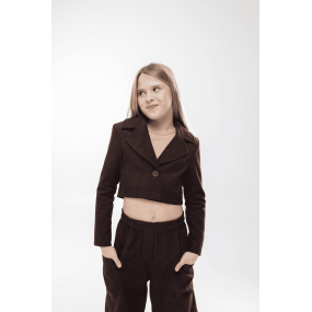 Жакет КАМІЛА шоколад (мікровельвет) NEWGEN