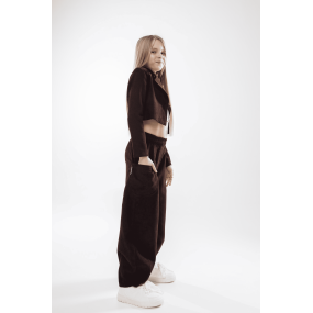 Жакет КАМІЛА шоколад (мікровельвет) NEWGEN 2