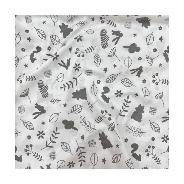 Пеленка бязь Зайці та білочки (100х80 см)