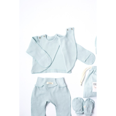 Набір "Honey-2" сизий з кофтинкою (для догляду за пупочком)