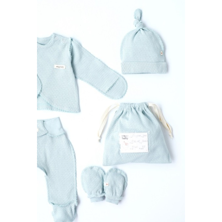 Набір "Honey-2" сизий з кофтинкою (для догляду за пупочком)