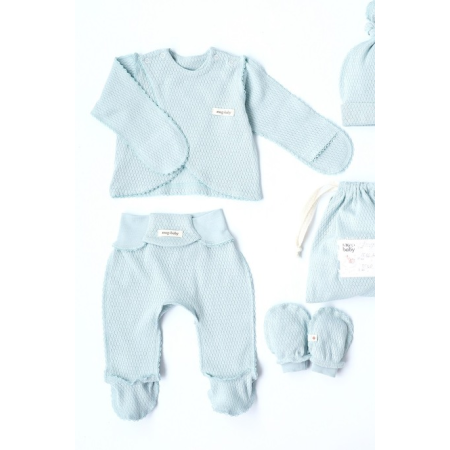 Набір "Honey-2" сизий з кофтинкою (для догляду за пупочком)