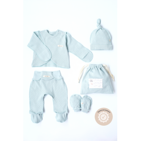 Набір "Honey-2" сизий з кофтинкою (для догляду за пупочком)