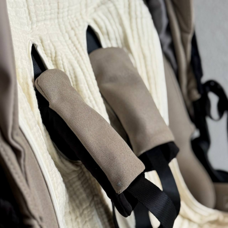 Вкладиш МОЛОКО непромокаючий у автокрісло/візочок (муслін на