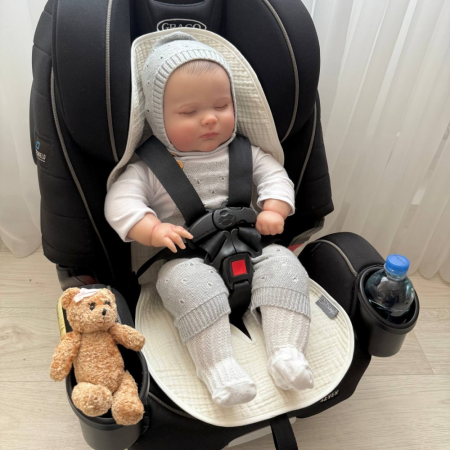 Вкладиш МОЛОКО непромокаючий у автокрісло/візочок (муслін на