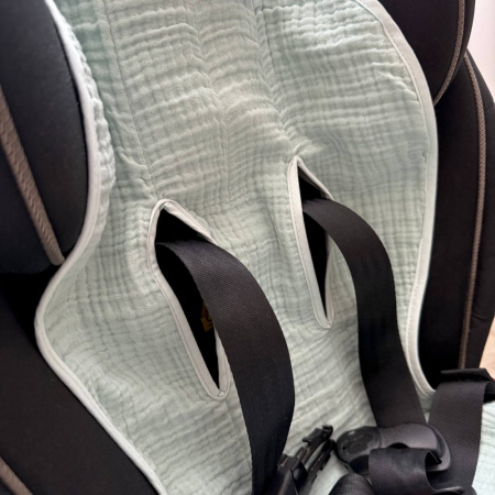 Вкладиш М'ЯТА непромокаючий у автокрісло/візочок (муслін на