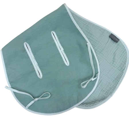 Вкладиш М'ЯТА непромокаючий у автокрісло/візочок (муслін на