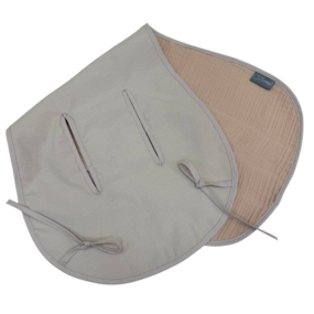 Вкладиш КАПУЧИНО непромокаючий у автокрісло/візочок (муслін на 2