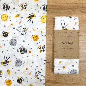 Пеленка бязь Космос (100х80 см) 2