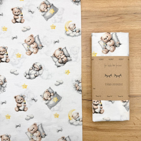 Пеленка бязь Ведмедики малюки (100х80 см)