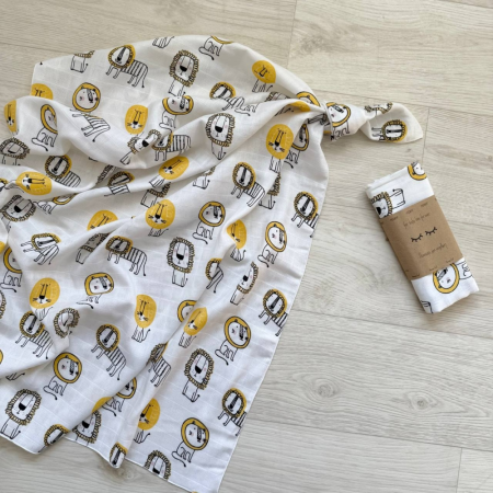 Пелюшка Льви муслін, 100х75 см