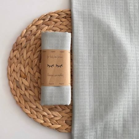 Пелюшка сірий муслін, 100х75 см