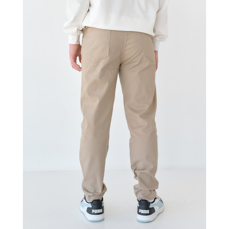 Брюки 2252 беж (стрейч-котон) BossKids