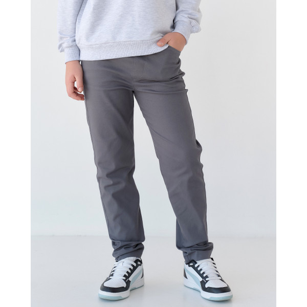 Брюки 2252 сірий (стрейч-котон) BossKids