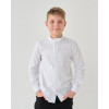 Сорочка 2150 білий орнамент (льон) BossKids