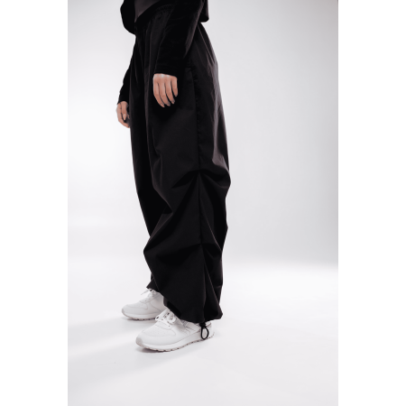 Кроп-поло МАРТІ чорний (лакоста піке) ТМ NEWGEN