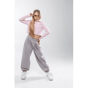 Штани ДЖУЛІО світло-сірий (двунитка) NEWGEN унісекс