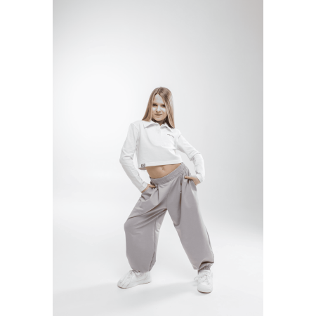 Штани ДЖУЛІО світло-сірий (двунитка) NEWGEN унісекс