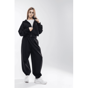 Штани ДЖУЛІО чорний (двунитка) NEWGEN унісекс