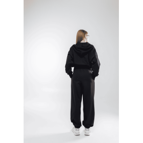 Штани ДЖУЛІО чорний (двунитка) NEWGEN унісекс 2