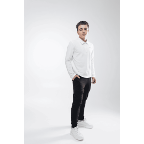 Поло НІКО білий (лакоста піке) ТМ NEWGEN унісекс 2