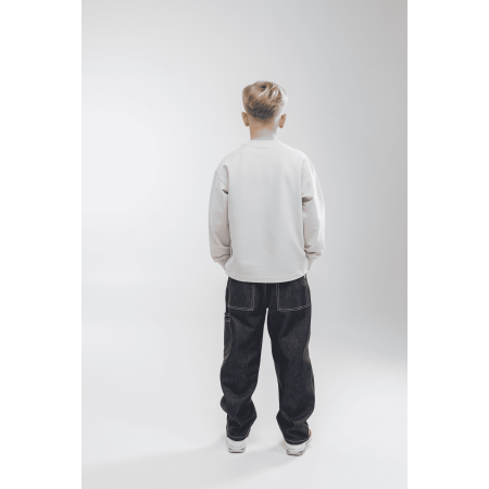 Штани-карго ВІНЧ чорний (джинс) NEWGEN унісекс