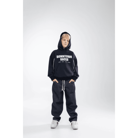 Штани-карго ВІНЧ чорний (джинс) NEWGEN унісекс