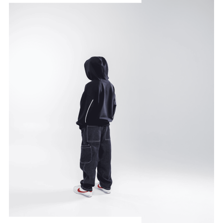 Штани-карго ВІНЧ чорний (джинс) NEWGEN унісекс