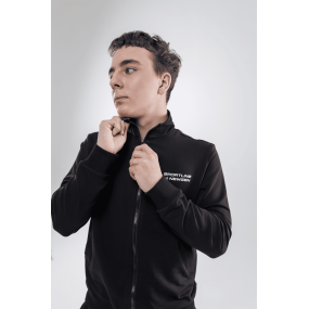 Кофта УНІВЕРСАЛ чорний (двунитка) NEWGEN унісекс