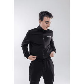 Кофта УНІВЕРСАЛ чорний (двунитка) NEWGEN унісекс 2