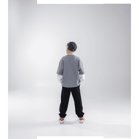 Лонг ТЕО сірий (щільний кулір) NEWGEN унісекс