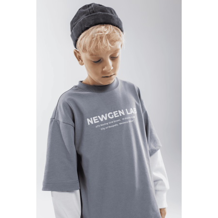 Лонг ТЕО сірий (щільний кулір) NEWGEN унісекс