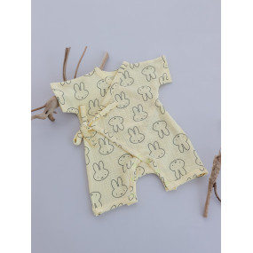 Кімоно жовті Зайчики 223014 (муслін)