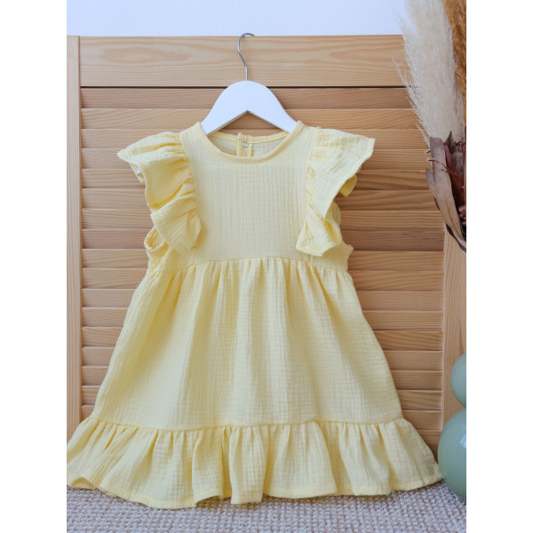 Сукня 250714 лимонний (муслін)