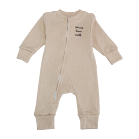 Чоловічок 258905 беж (блискавка) ажурна бавовна