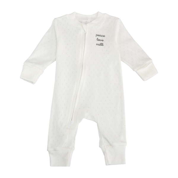 Чоловічок 258905 молоко (блискавка) ажурна бавовна