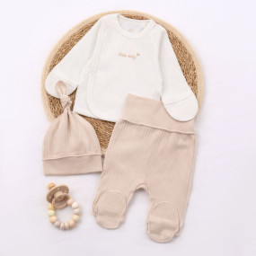 Комплект 224-106 Little Baby (льоля, повзунки, шапочка), рубчик