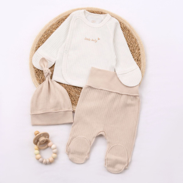 Комплект 224-106 Little Baby (льоля, повзунки, шапочка), рубчик