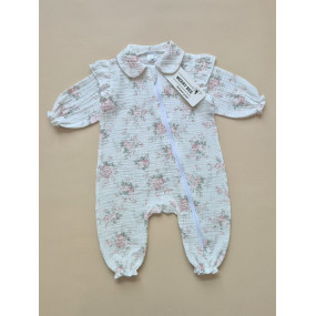 Чоловічок 13103 "Roses" (на блискавці) муслін