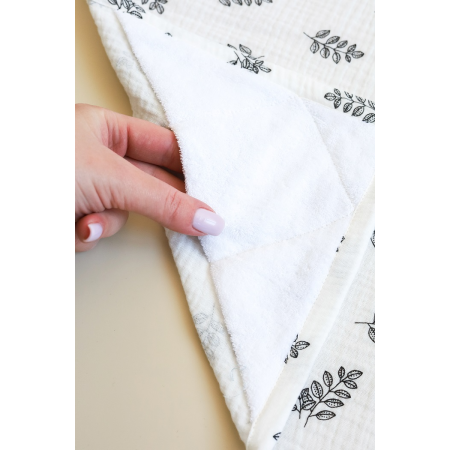 Муслінова накидка "Гілочка" для годування (з сумочкою чохлом)