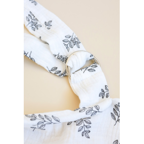 Муслінова накидка "Гілочка" для годування (з сумочкою чохлом) 2