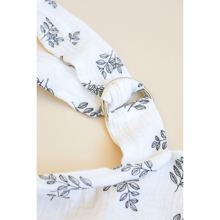 Муслінова накидка "Гілочка" для годування (з сумочкою чохлом)