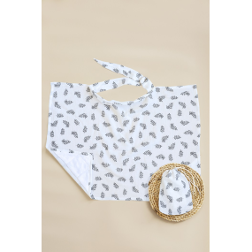 Муслінова накидка "Гілочка" для годування (з сумочкою чохлом)